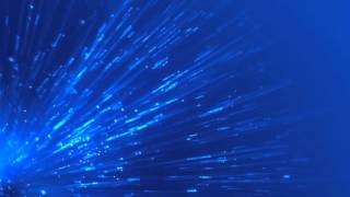 Футаж синий фон Optical Fibers HD