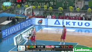 Παναθηναϊκός-Ολυμπιακός 81-79 Tα highlights του Παναθηναϊκού