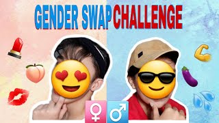 GENDER SWAP CHALLENGE W/ CHILDHOOD FRIEND PH [LAUGHTRIP WET EH ?] + DALAGANG PILIPINA [3]