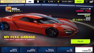 Asphalt 9 | MY FULL GARAGE #47 cars | no more upgrades to apply !!!