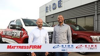 Eide Partners with Mattress Firm-Eide Chrysler Bismarck Car Dealership