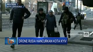 Drone Rusia Hancurkan Kota Kyiv