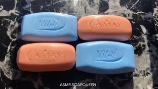 Sunkissed Vital & Camay Hard Soap cutting- ASMR/ EYECANDY