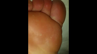 Wifes sleep feet