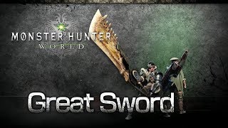 Monster Hunter: World Beta Greatsword Gameplay Multiplayer vs Ajanath