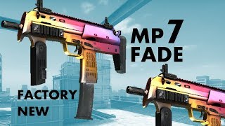 CSGO - MP7 | Fade (Factory New FN) Showcase + Deathmatch Gameplay