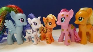 "Những Chú Ngựa Con" "Rarity Và Apple Jack" Mới 2015 (Bí Đỏ)My little Pony POP Rarity & Apple Jack