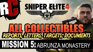 Sniper Elite 4 - Mission 5 Collectible Locations (Abrunza Monastery Collectible Guide)