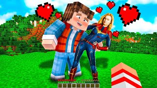 MEU AMIGO BEIJOU A CAPITÃ MARVEL NO MINECRAFT !