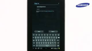 Samsung Galaxy Tab 2 - Setting Up Your Google Account