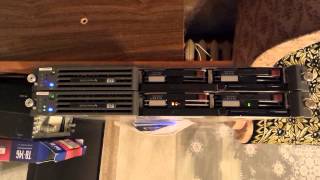 HP Proliant DL360 G3 fan cooler noise. Шум обоих серверов, холодный запуск