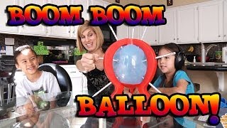 BOOM BOOM BALLOON Game Review by EvanTubeHD & Family