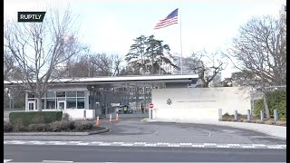 Live outside US Mission HQ in Geneva following Russia-US strategic talks