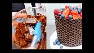 Украшение тортов шоколадом. chocolate decoration