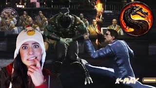 Mortal Kombat 9 Gameplay - Chapter 1 - Johnny Cage vs Reptile