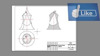 [AutoCAD 3D] Создание плоского сечения ракеты с вырезом