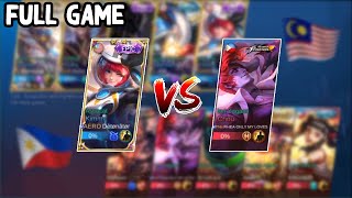 CHOU VS KIMMY, GRANGER DOUBLE SAVAGE! MALAYSIA VS PHILIPPINES NATIONAL ARENA CONTEST MOBILE LEGENDS