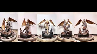 Elder Scrolls Online Argonian Dragonknight figure - modeling, printing, sculpting and painting