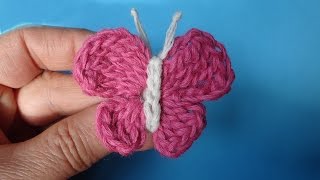 Crochet butterfly Как вязать бабочку Урок вязания 353