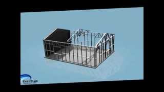 Economy house construction video