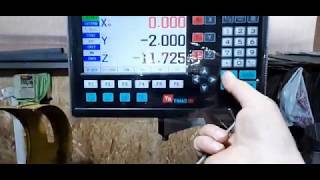 УЦИ с LCD , установлено.DRO with LCD, installed