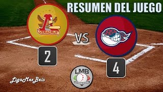 Resumen Rojos del Aguila de Veracruz Vs Piratas de Campeche 10-04-2015