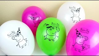 Globos Sorpresa de Peppa Pig Minecraft MLP Lala Loopsy-Peppa Pig Balloon Surprise