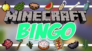 MINECRAFT BINGO With Friends! - Beef, Bacon And Fish! (Minigame Video)