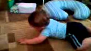 Jake starting to crawl