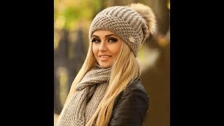 Модный набор этого года.Вязаный набор-шапка,снуд.Модный зимний комплект