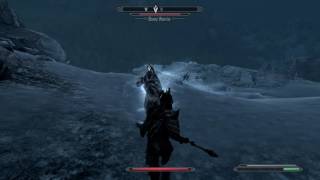 A BATTLE OF TITANS | Beast Orc Warrior vs Ebony Warrior! | Skyrim Remastered