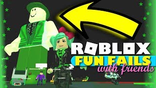 Fun Fails with Friends in Roblox! SallyGreenGamer G-Rated Family Gaming LiamTheLeprechaun Beeism