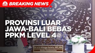 Menko Airlangga: Provinsi Luar Jawa-Bali Bebas PPKM Level 4