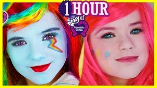 1 HOUR My Little Pony Makeup Tutorials & Play Doh! Rainbow Dash Equestria Girl Doll | Kittiesmama