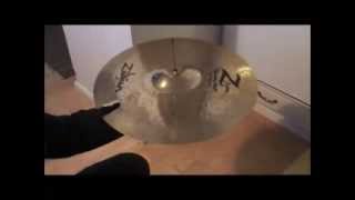 How to repair and modify cracked cymbal? Ziljian Z-Custom 18" crash to 14" O-Zone