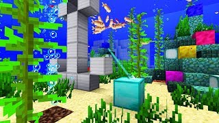 RIESIGES AQUARIUM BAUEN! Mit allen Unterwasserneuheiten! - Minecraft Update 1.13 - 18w09a