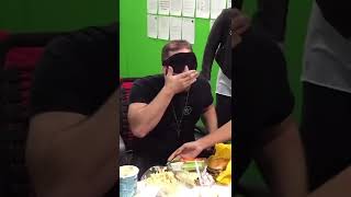Blindfolded eating challenge… but make it shenanigans