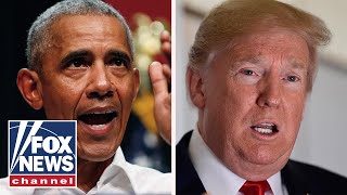 Obama bashes Trump, takes credit for good economy