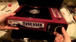 Газовая плита Пикник MS-2000, обзор, тест.
