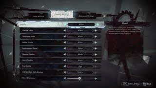 Dishonored 2 Benchmark I5 6400+RX 470 Settings: Medium/High/Very High/Ultra