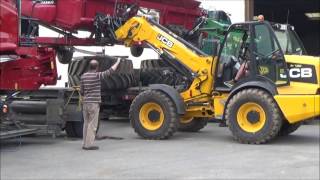 Livraison d'une case IH 8120