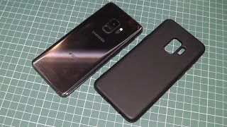 Тонкий матовый чехол на Samsung Galaxy S9 - обзор и сравнения