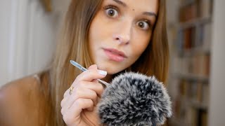 ASMR FRANÇAIS - Mon micro a des poux... brushing, crépitement, près des oreilles ❤️