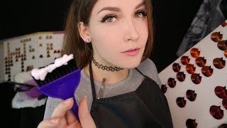 АСМР Парикмахер [Красим волосы] ?✂ ASMR Hairdresser [Hair Dye]