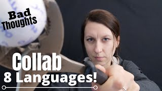 ASMR 8 Languages Collab! Plucking Your Bad Thoughts and Anxiety Away
