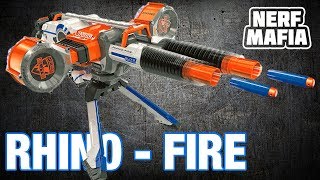 Рино фаер Обзор нёрф бластера Фаер тест Честный нерф обзор от Nerf Mafia
