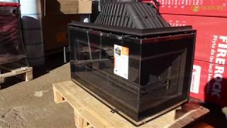 KAWMET W16 PB. Угловая каминная топка