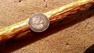 Коп на пляжах Барселоны (busco monedas i tesoro )