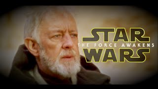 How Alec Guinness's voice was used in The Force Awakens