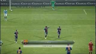 PES 2013 DEMO №1 patch (Barcelona - Manchester City)